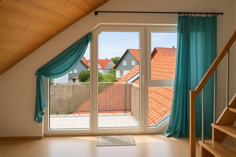Schlafzimmer Dachgeschosswohnung Dieburg