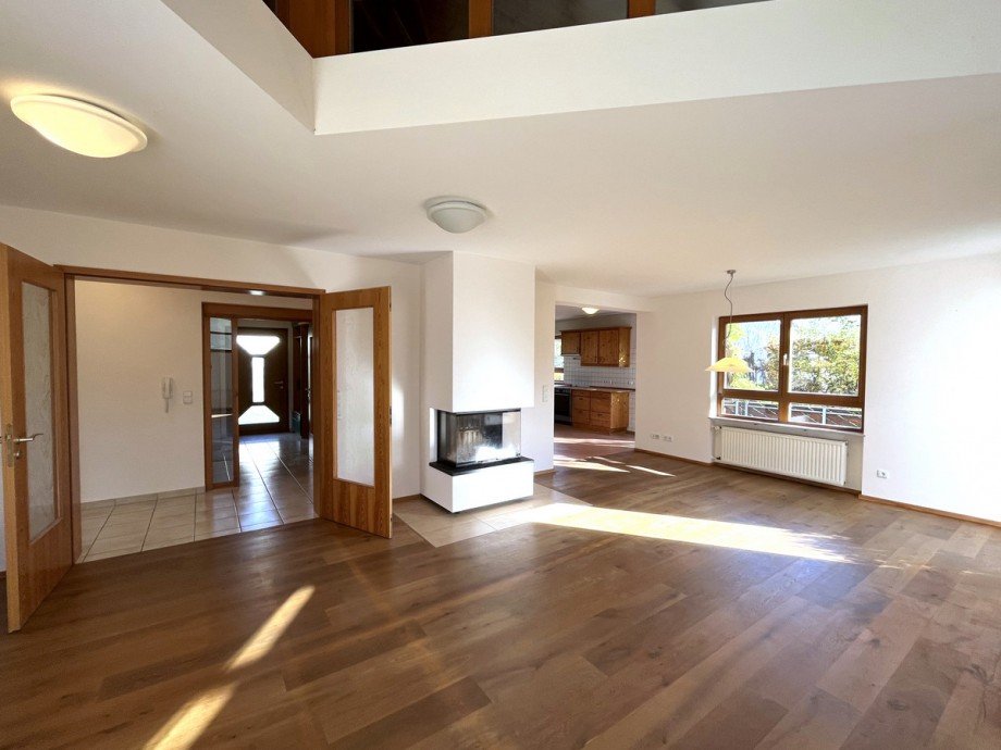 Wohnzimmer Einfamilienhaus M�hltal