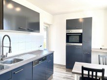 K�che Dieburg: schicke 3-Zimmer-Wohnung mit Balkon und Tiefgaragenstellplatz