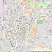 Makro-Ansicht Sanierterr Altbau in zentraler Lage n�he Marktplatz -  mit Baugenehmigung f�r Erweiterung/Ausbau