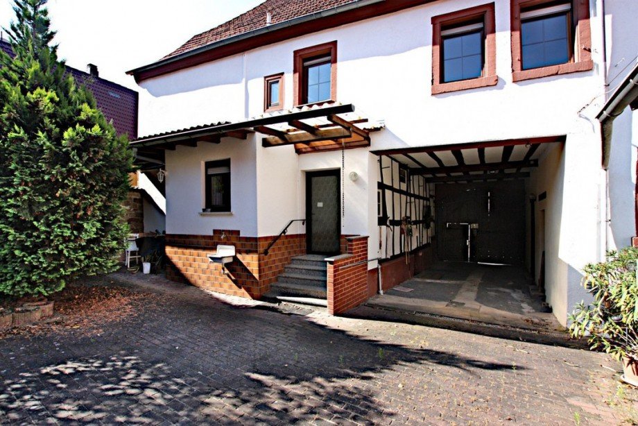 R�ckseite/Eingang Einfamilienhaus Klein-Umstadt