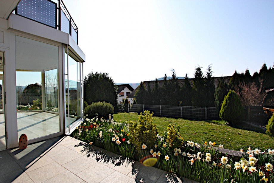 Ausblick Erdgeschosswohnung Breuberg