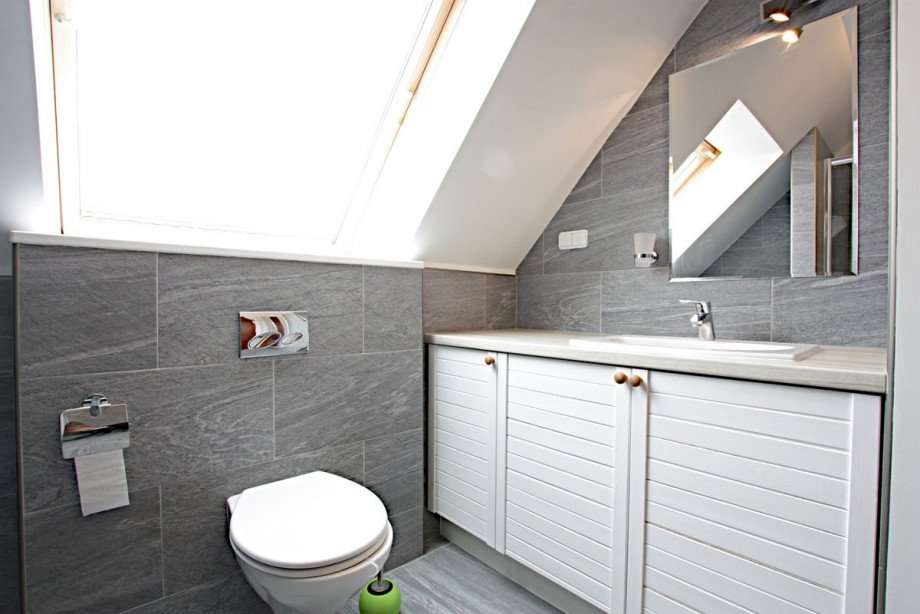 Duschbad im DG Maisonettewohnung Otzberg