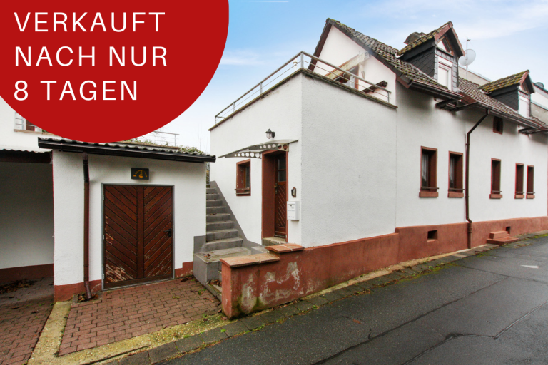 Verkauft_Homepage Gro�-Zimmern Einfamilienhaus Provisionsfrei f�r den K�ufer: Kleines, freistehendes Einfamilienhaus mit gro�em Gartengrundst�ck in Klein-Zimmern