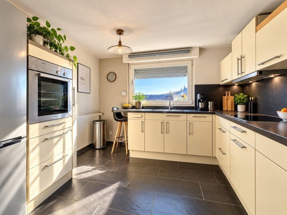 Wohnung 3 K�che Mehrfamilienhaus Griesheim