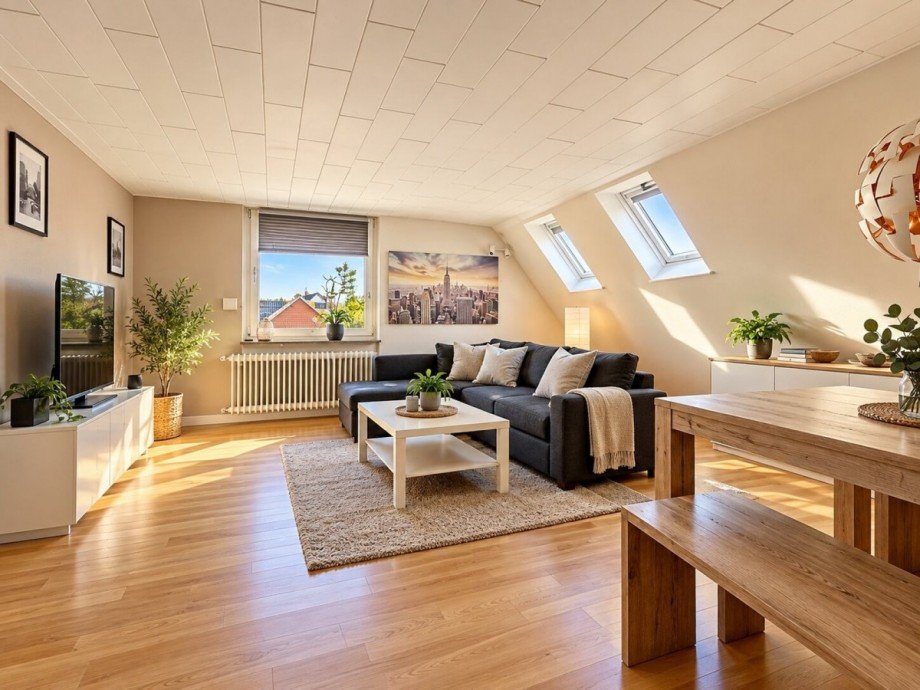 Wohnung 3 Wohnzimmer Mehrfamilienhaus Griesheim
