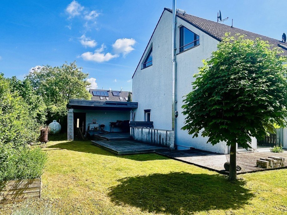 Gartenseite Reihenendhaus Klein-Umstadt