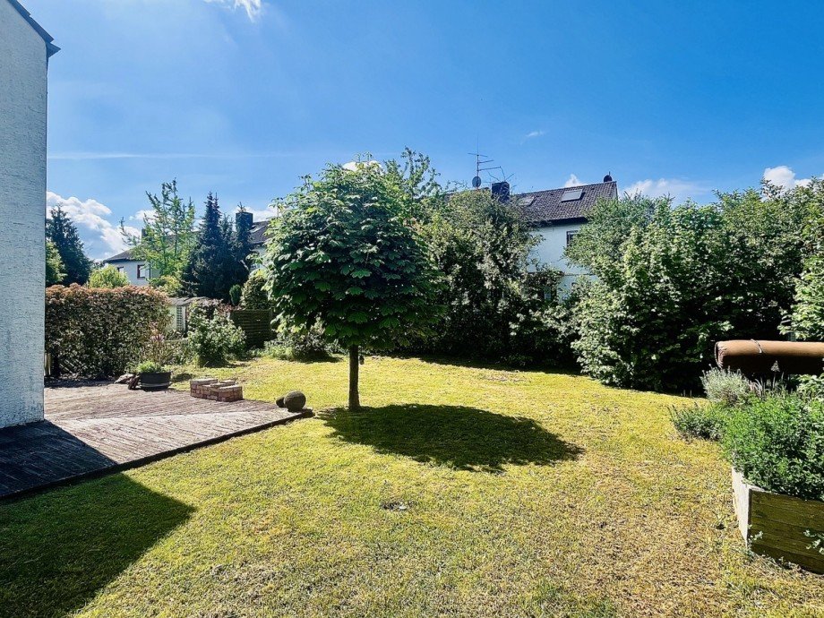 Blick in den Garten Reihenendhaus Klein-Umstadt